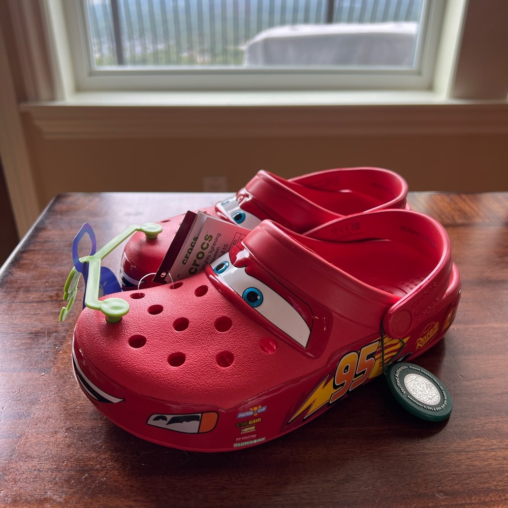 CROCS Red Lightning McQueen Clogs